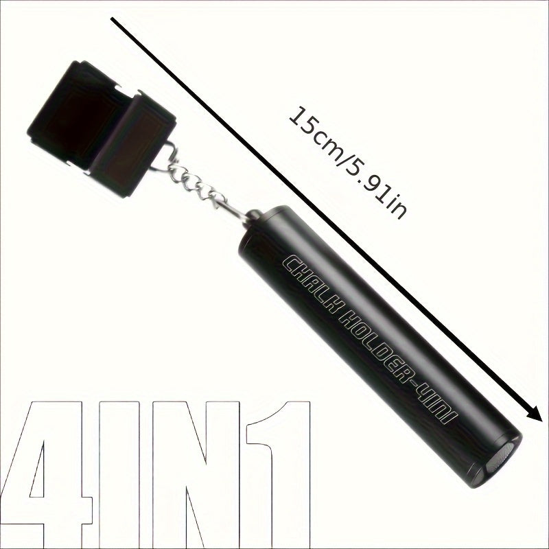 Billiards 4-In-1 Clip Pen With Polishing And Threading