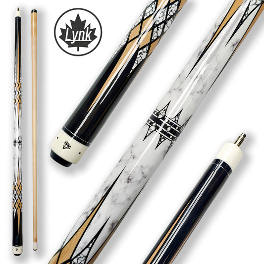 Perfe Marble Texture Pool Cue Premium Handcrafted Wooden Billiard Stick