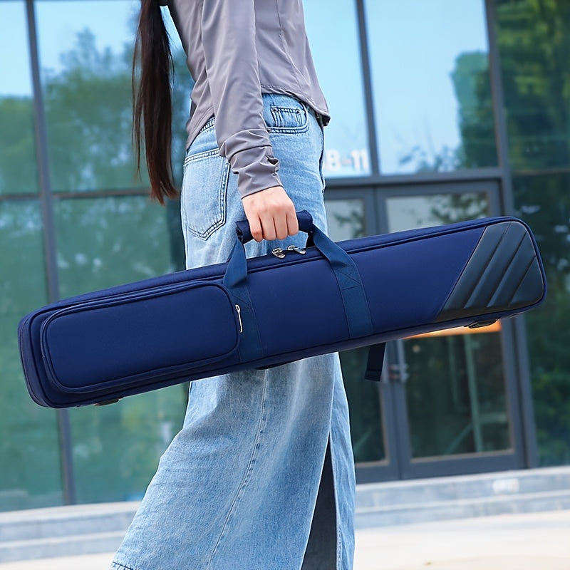 Durable Nylon Pool Cue Bag Box Case For NineBall Cues