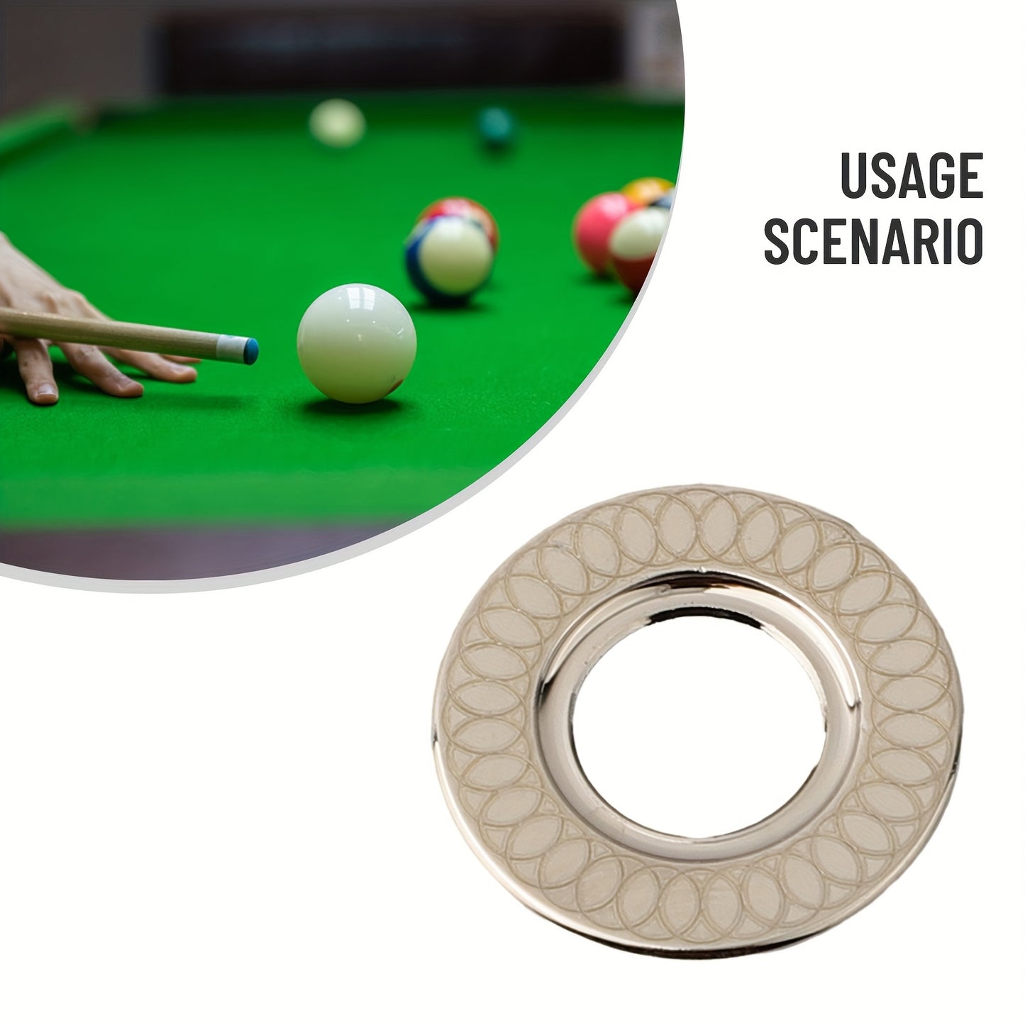 Billiard Cue Weight Ring Engraved for Customization