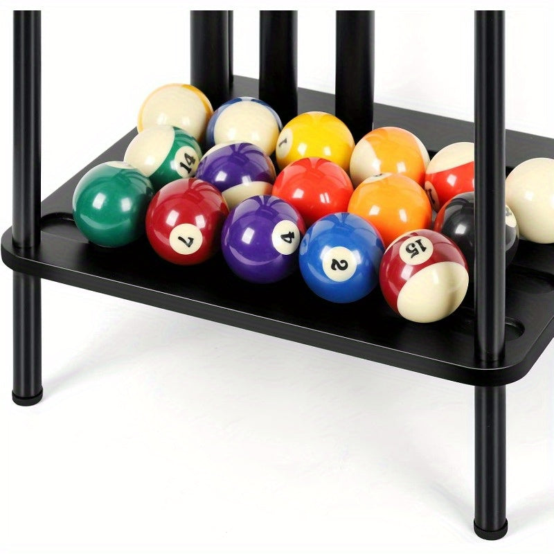 Pool Cue Holder Floor Rack for Billiard Cues and Sticks