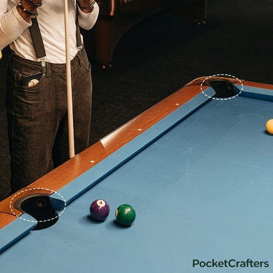 6Pcs Plastic Billiard Pocket Liners For Pool Tables