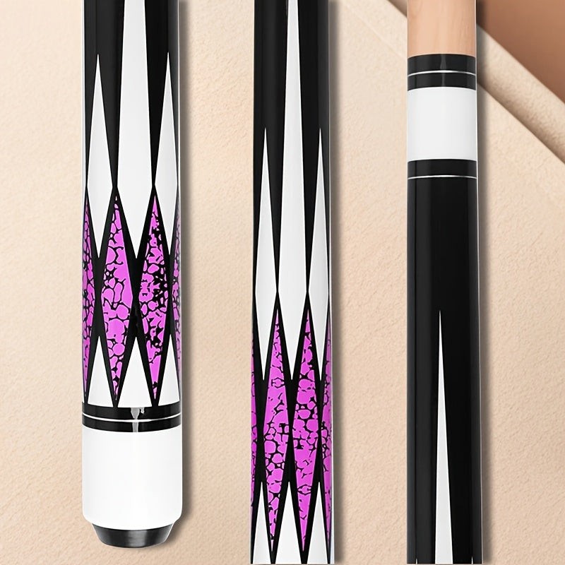 Diamond Pattern Pool Cue 20oz Maple Wood Cue for Billiards