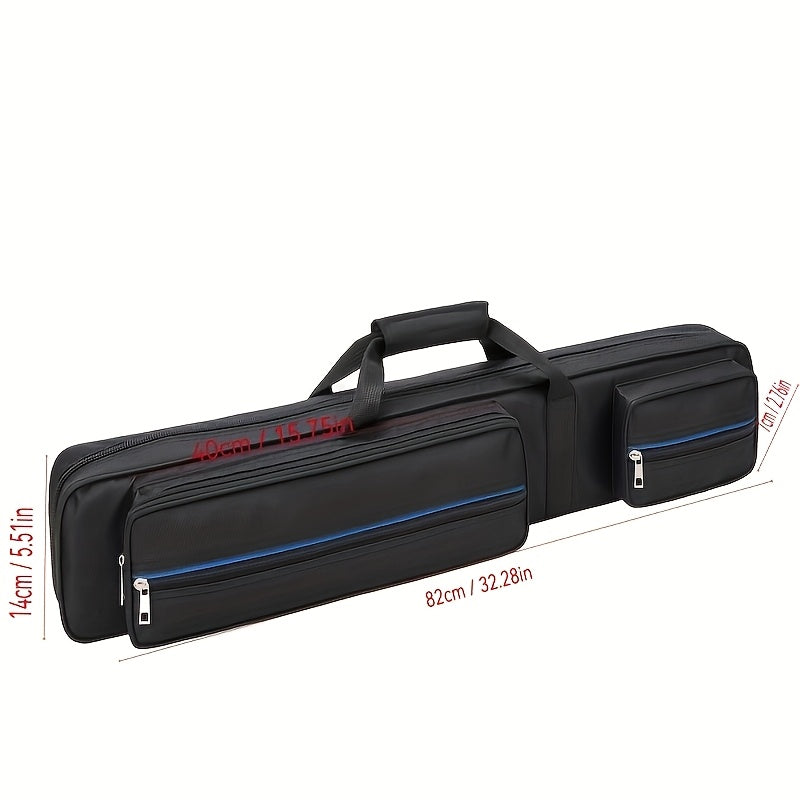 Oxford Cloth Billiard Cue Case Holds 3 Cues 4 Shafts