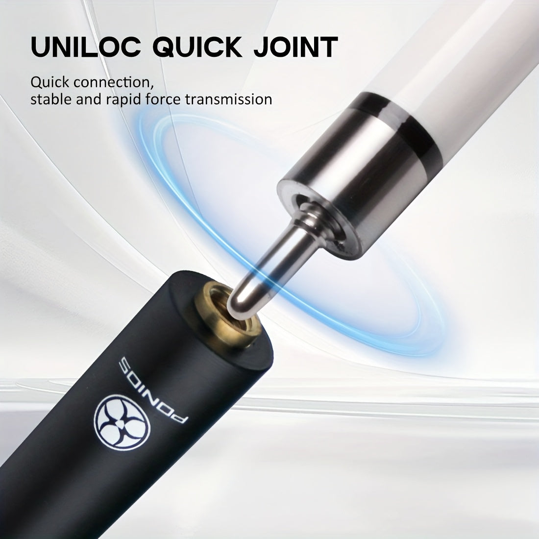 POINOS Professional Pool Cue With Glass Fiber Shaft UNI LOC
