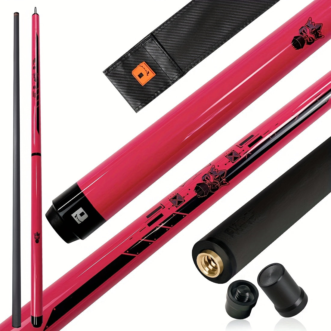 Little Monster Carbon Fiber Break Jump Cue 3pcs Low Deflection