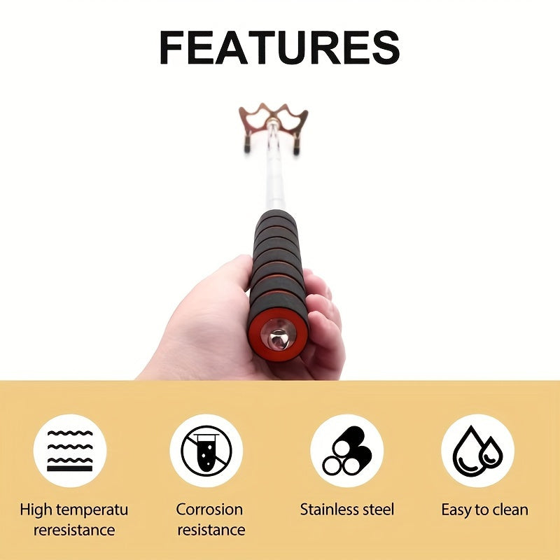 Expandable Adjustable Billiard Bridge Pool Cue With Replaceable Heads