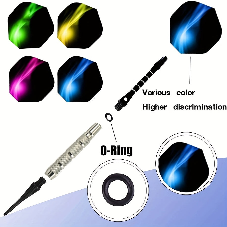 Dart Accessories Set Replacement Tips Flights Wrenches For Electronic Darts