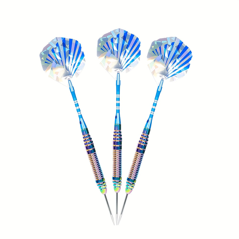 Three Piece Hard Dartboard Dart Set With Aluminum Shafts