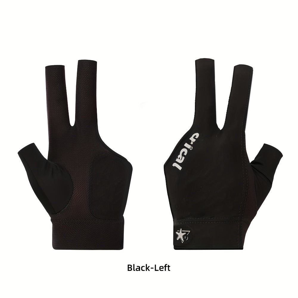 CRICAL Pool Gloves 3 Finger Carom Glove For Billiards