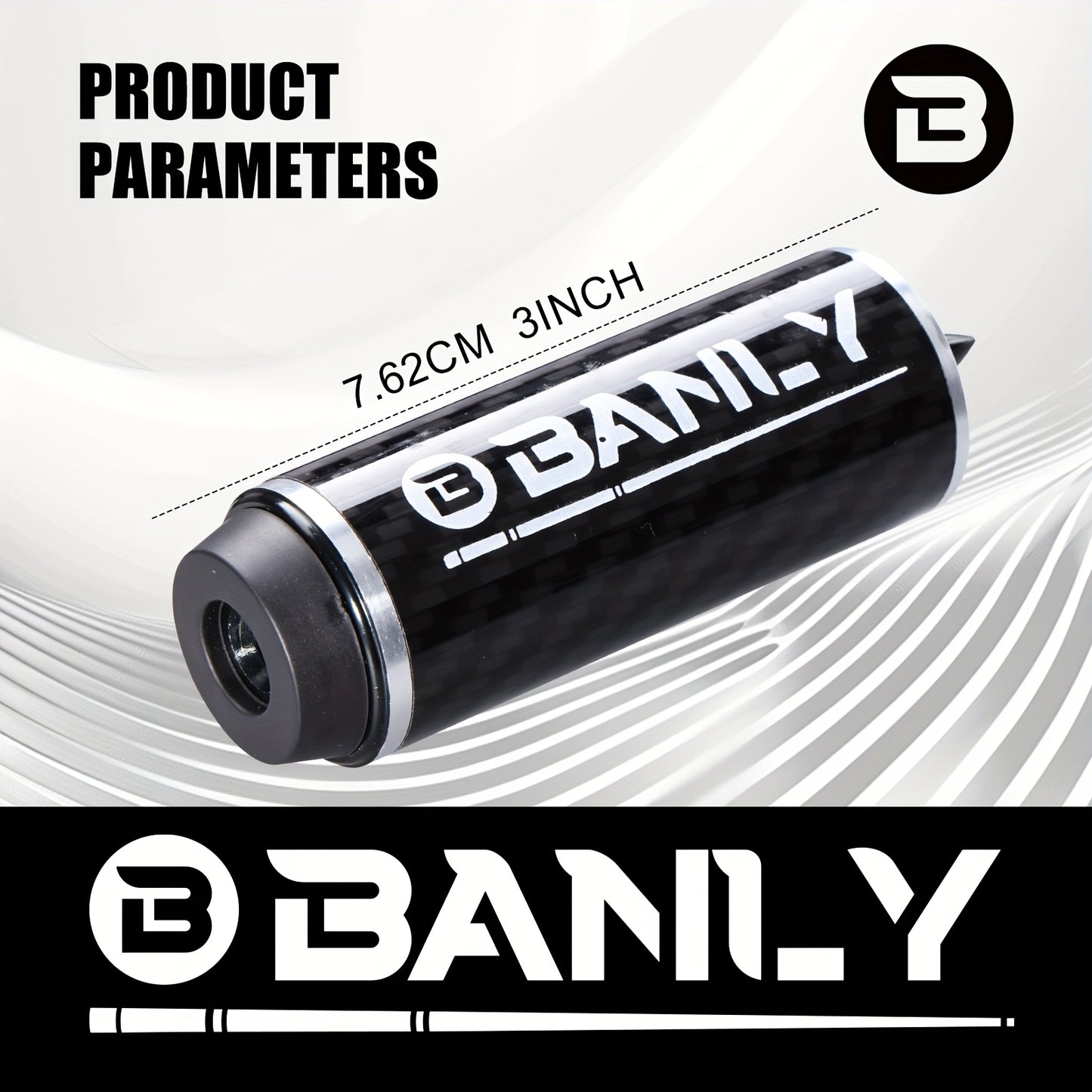 Banly Adjustable Cue Extension With Carbon Fiber Bumpers For Billiards