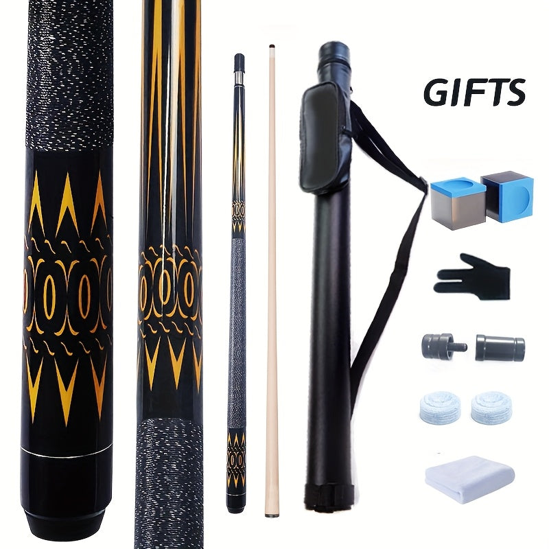 Premium Maple Pool Cue And Case Set For Competitive Play