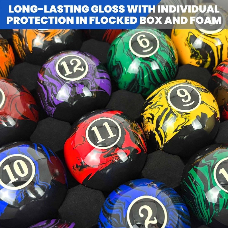 AAA Grade Billiard Balls Complete Set of 16 for Tournament