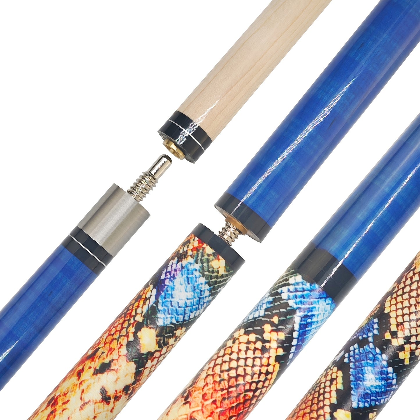 SEARVGRH Wooden Break Jump Cue Pool Stick For Billiards