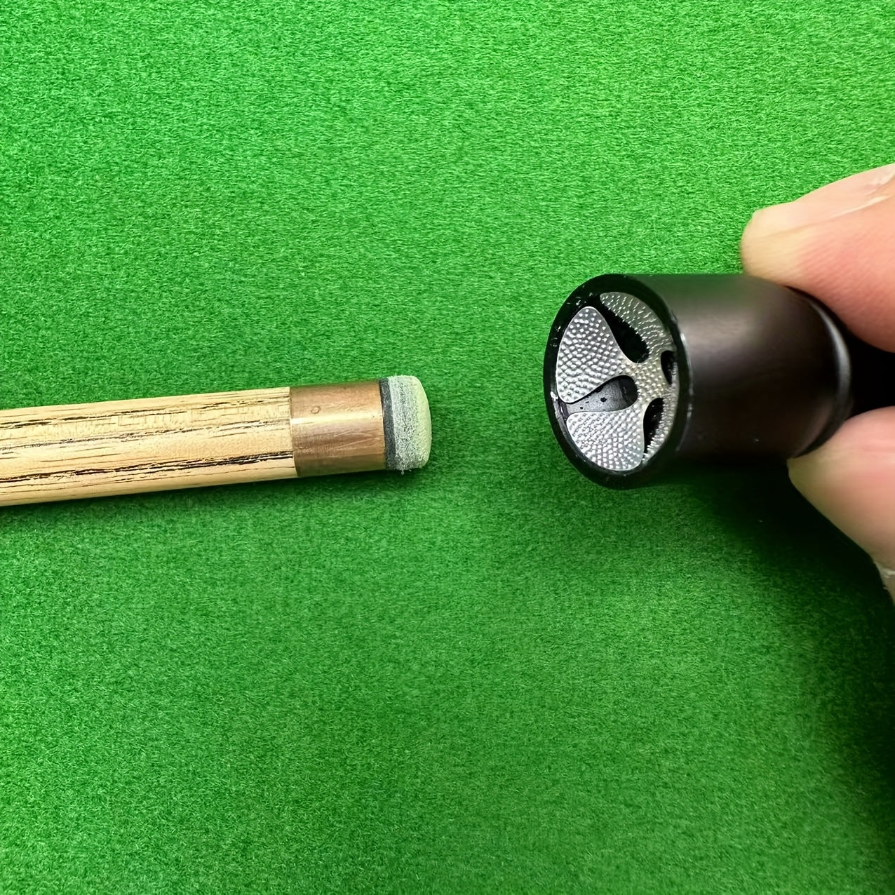 Cue Tip Repair Tool 2in1 With Needle And Sanding Portable