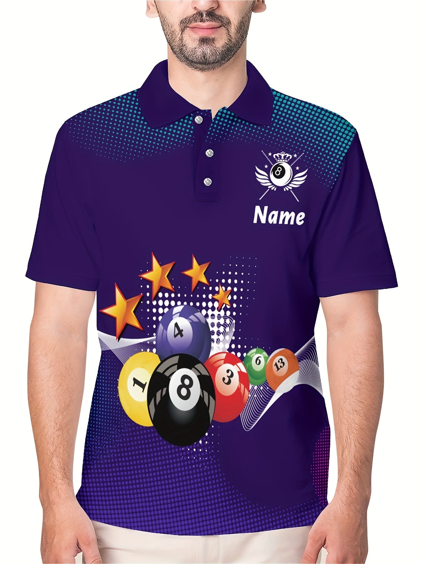 Personalized Billiard Shirts With Names And Team Logos