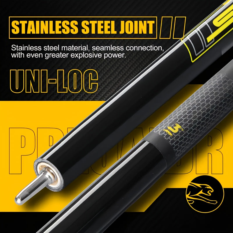 Leopard Carbon Fiber Cue Stick Electric Tip Professional