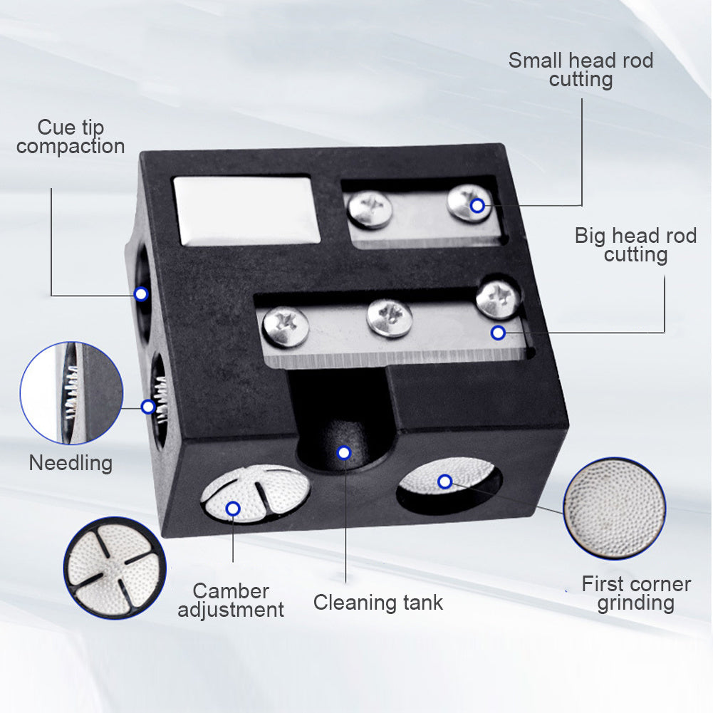 Versatile Toolkit Pool Cue Tip Repair Device 11 In 1