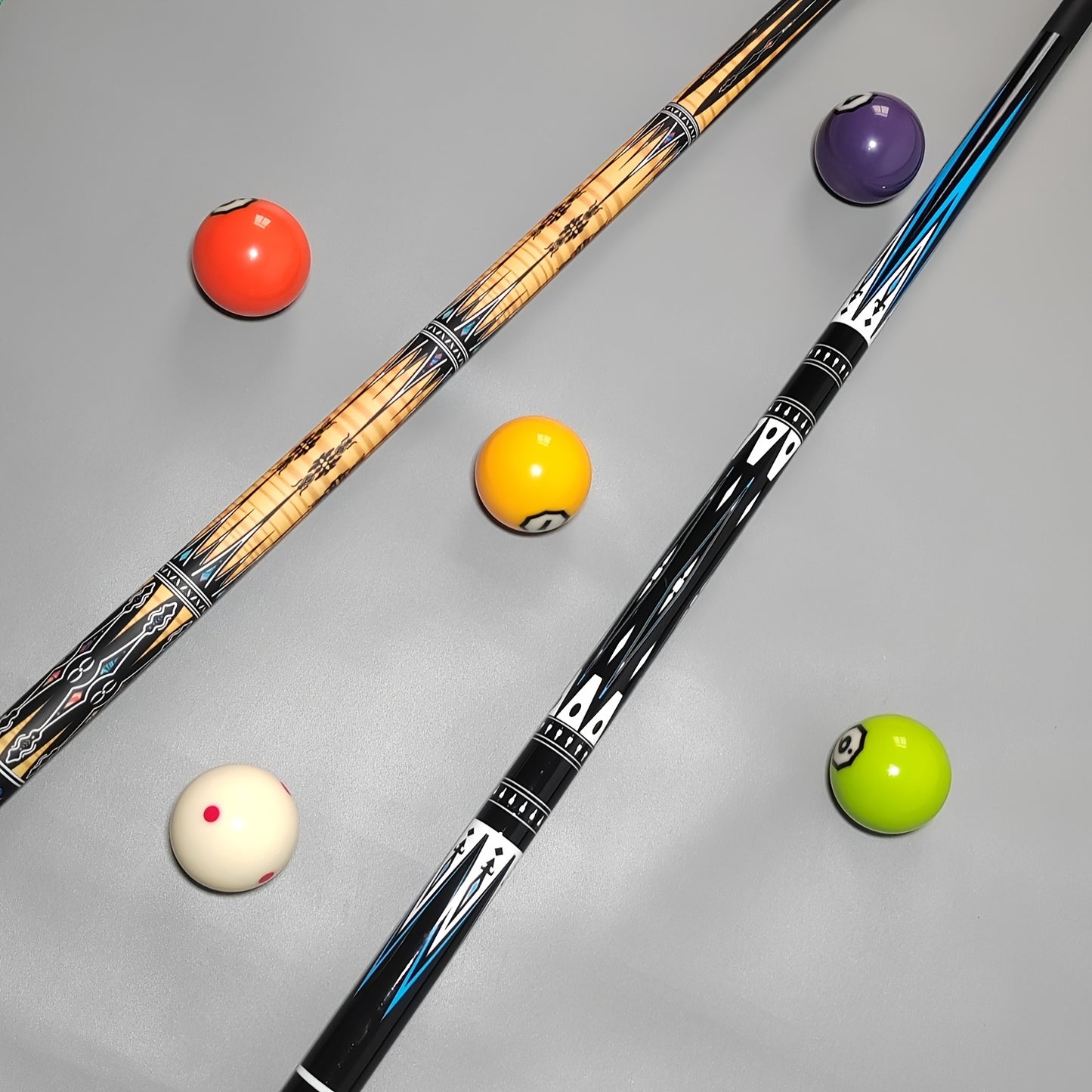 Carbon Fiber Pool Cues Dual Pack Anti Warp One Piece