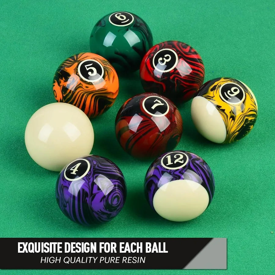 XMSJ Complete 16 Ball Billiard Pool Set For Professional Play