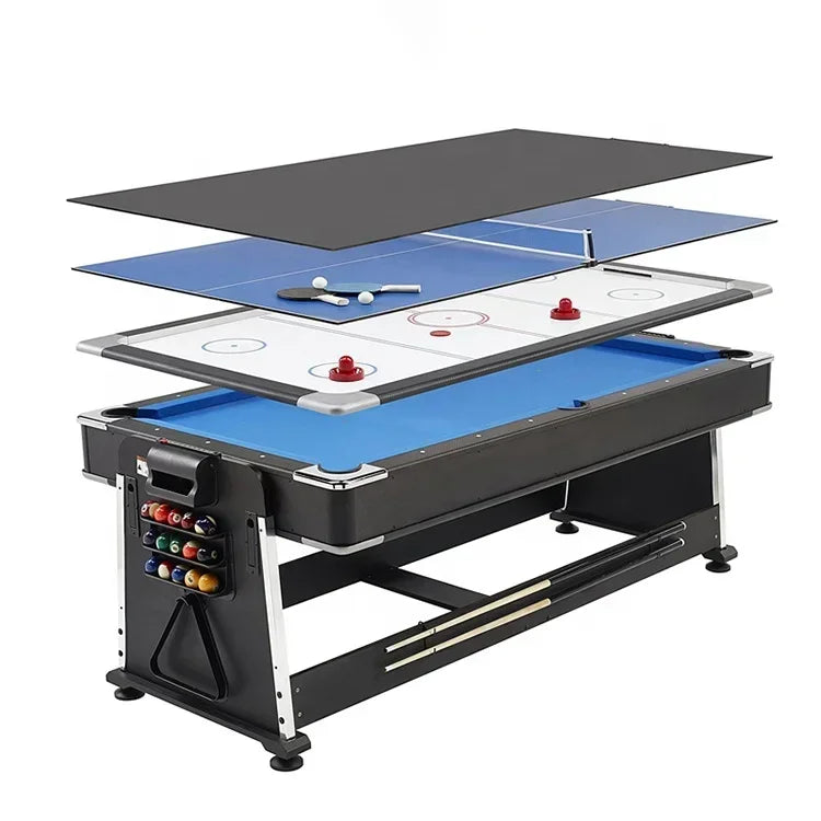 Three In One Multi Function Ping Pong Pool Dining Table