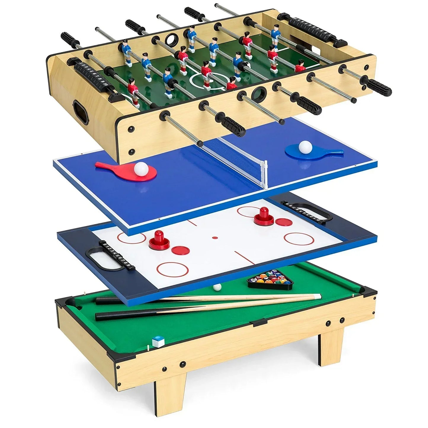 Three In One Multi Function Ping Pong Pool Dining Table