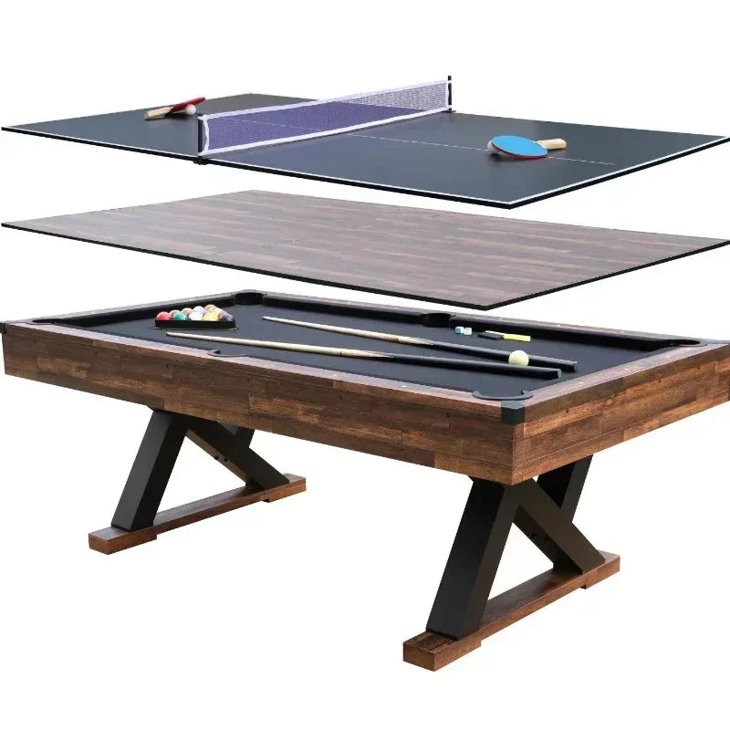 Three In One Multi Function Ping Pong Pool Dining Table