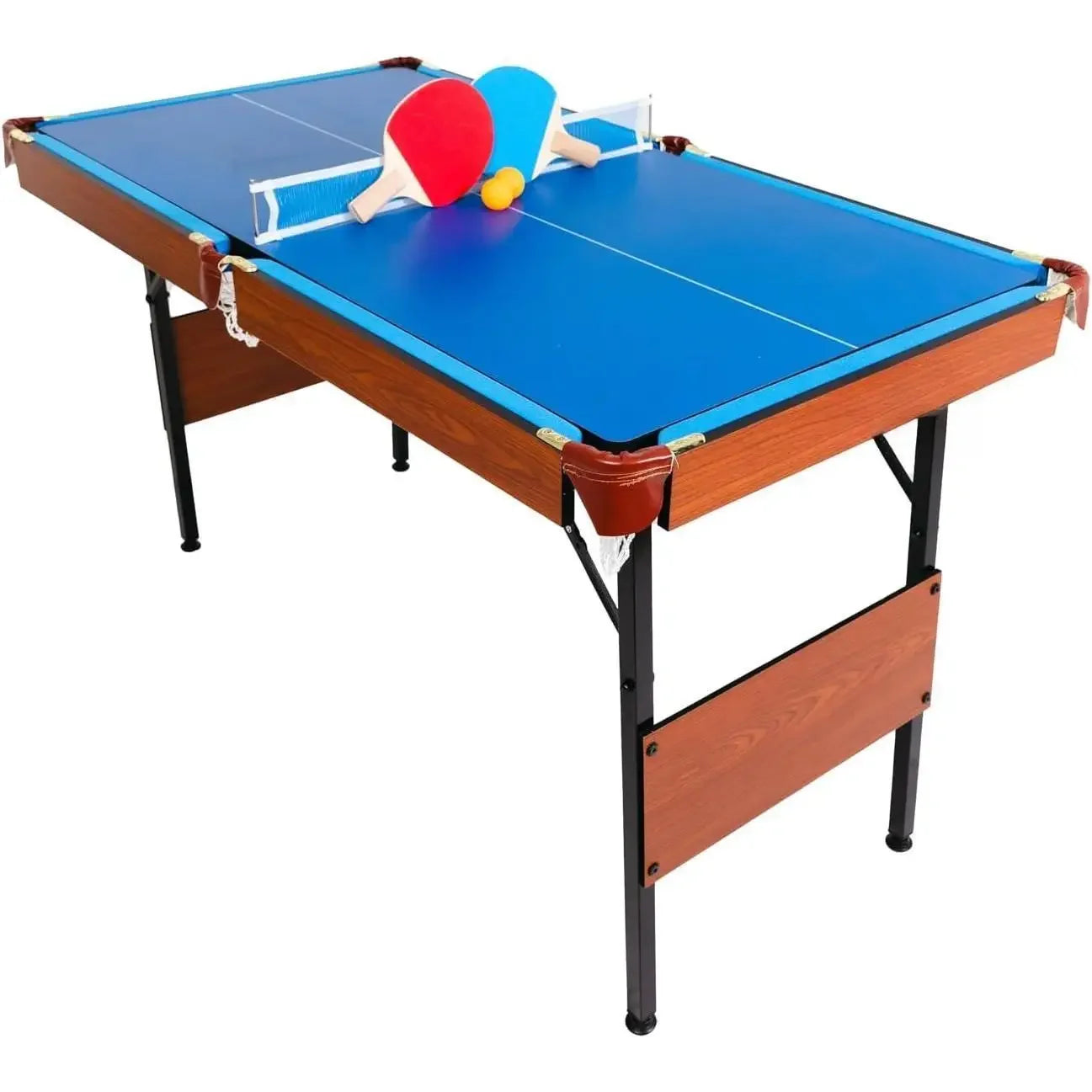 Folding Billiard Pool Table 3 In 1 Multi Game Table Portable