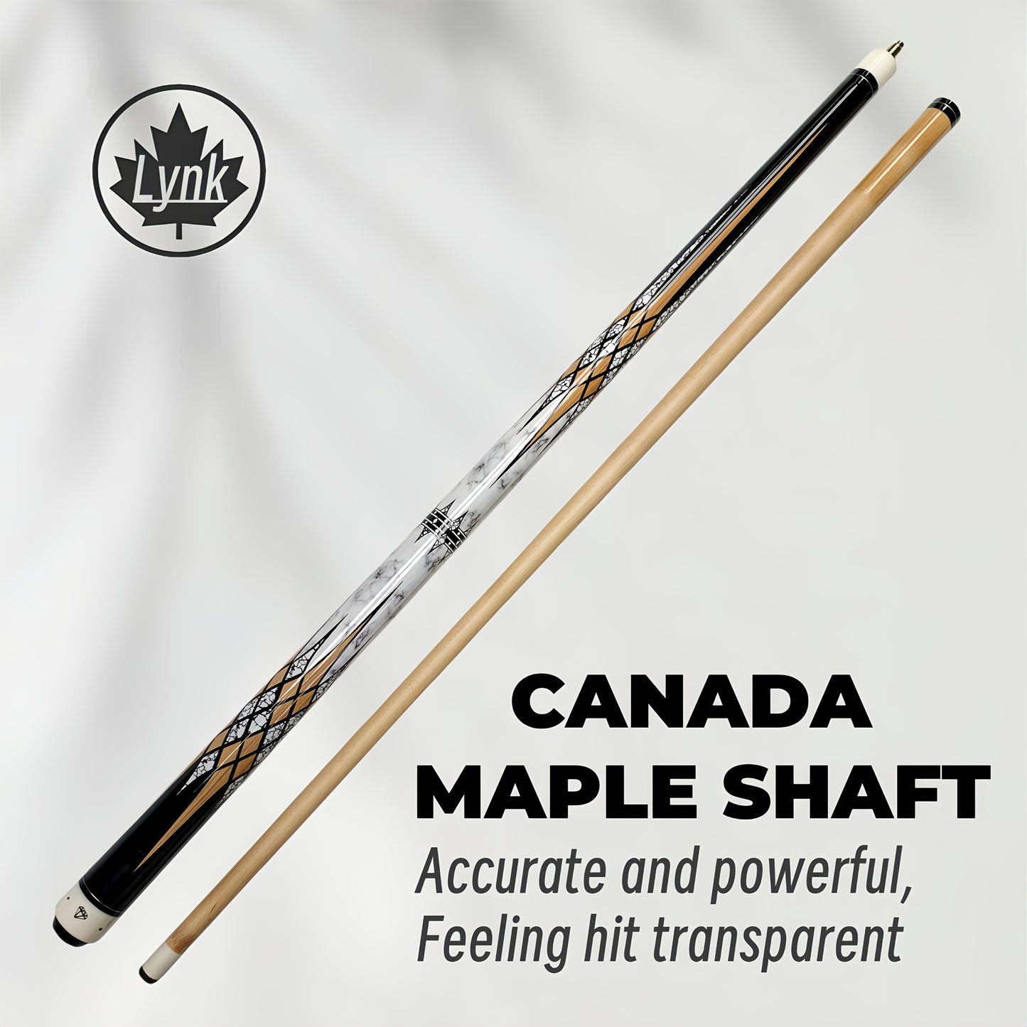 Perfe Marble Texture Pool Cue Premium Handcrafted Wooden Billiard Stick