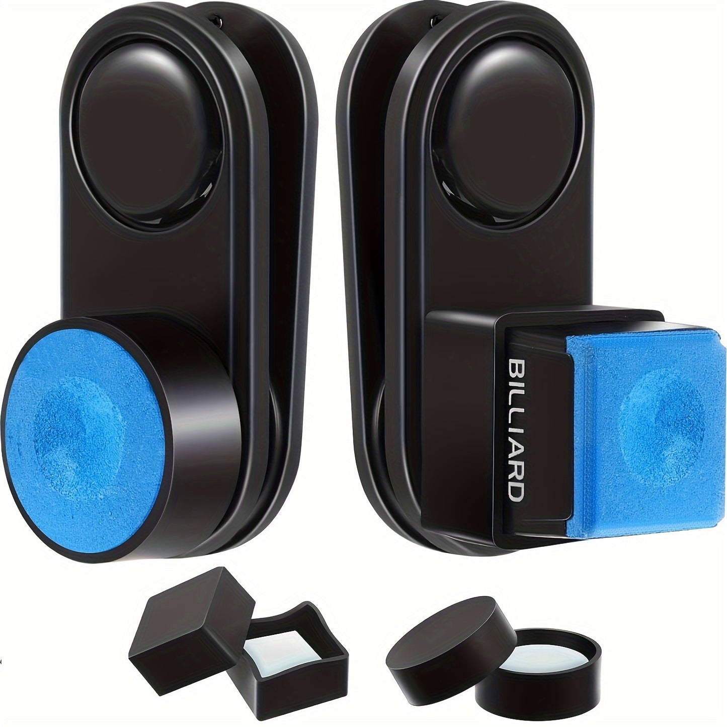 Magnetic Billiard Chalk Holder Resin Pool Cue Clip Eraser Sleeve