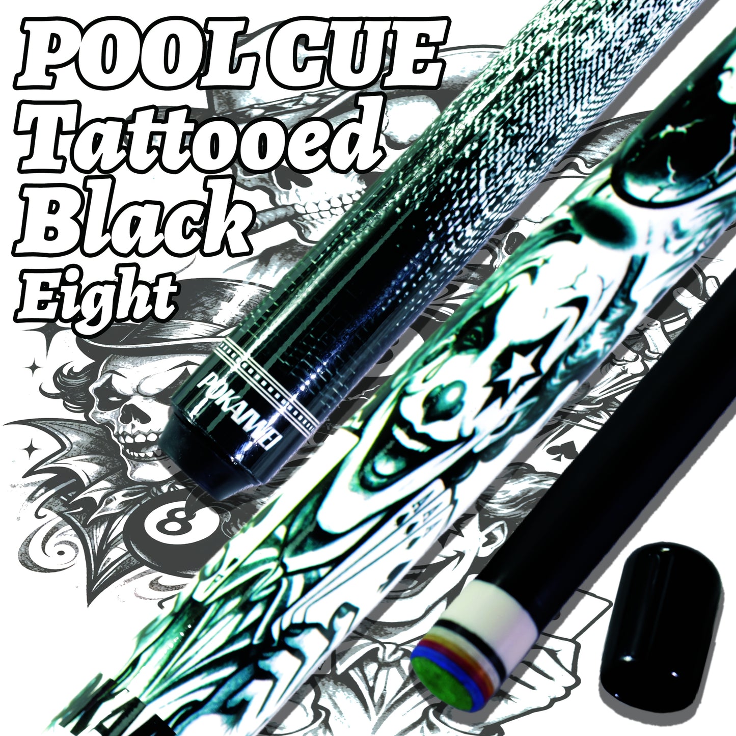 Carbon Fiber Split Pool Cue For Snooker And Nine Ball