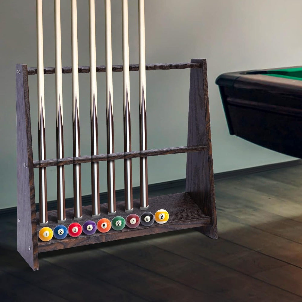 Wanlecy 10 Pool Cue Rack Heavy Duty Billiards Stand