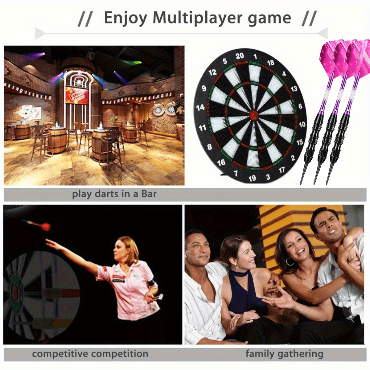 Soft Tip Dart Set Three 20g For Electronic Dartboards