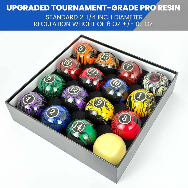 AAA Grade Billiard Balls Complete Set of 16 for Tournament