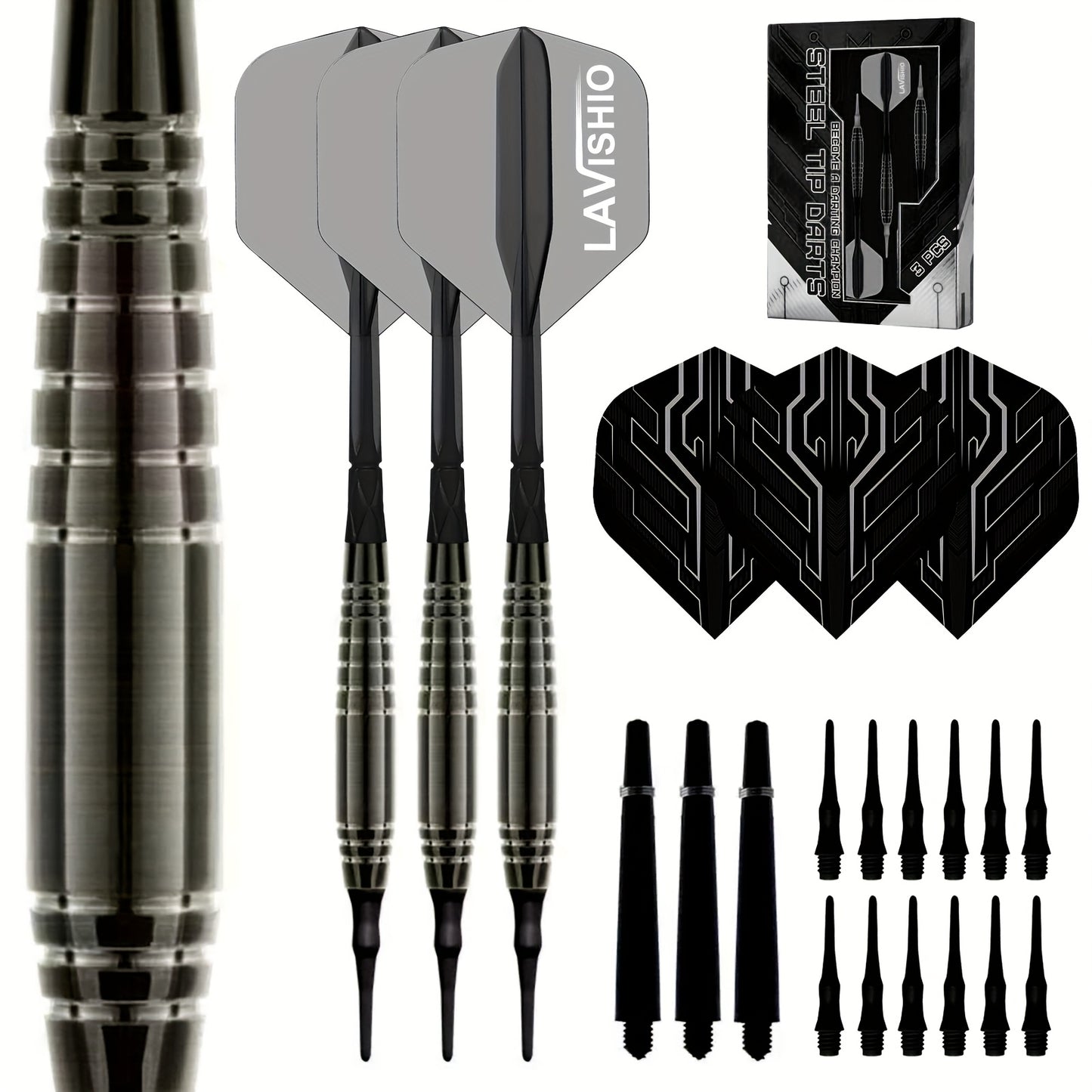 Trecynd 21g Soft Tip Dart Set With Flights And Shafts