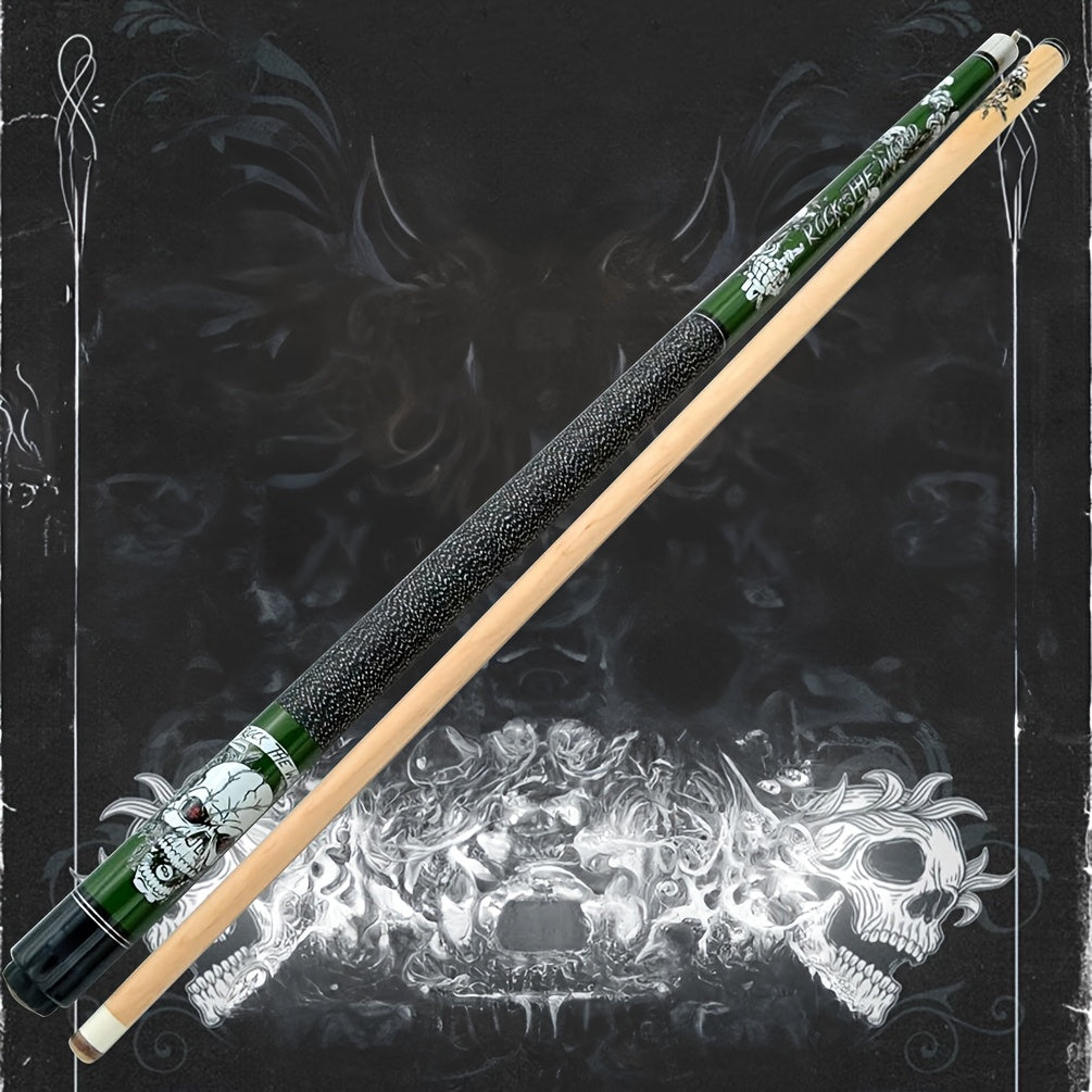 SEARVGRH Retro Skull Billiard Cue Traditional Wooden Pool Cue