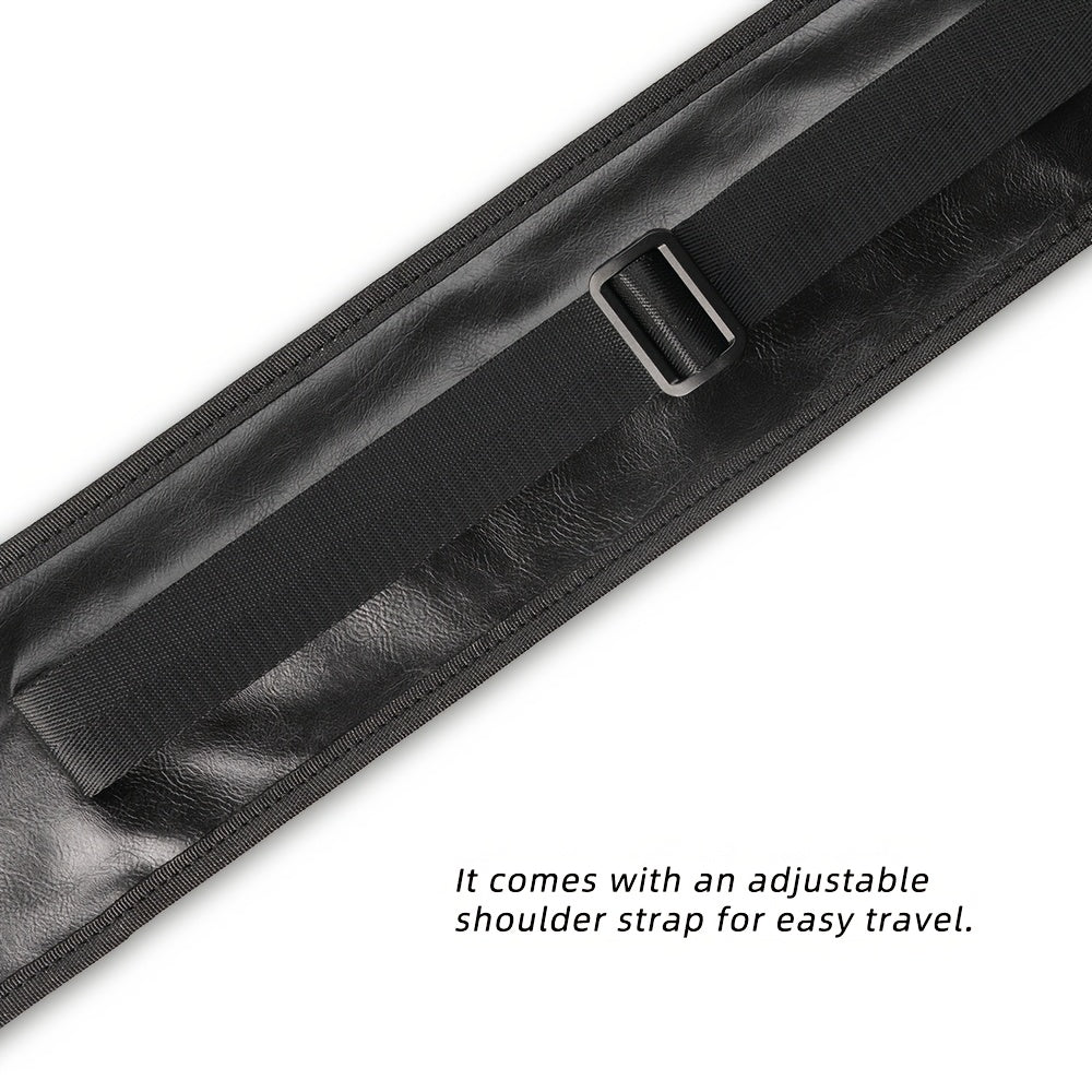 Konllen Two Hole Pool Cue Bag Waterproof With Adjustable Strap
