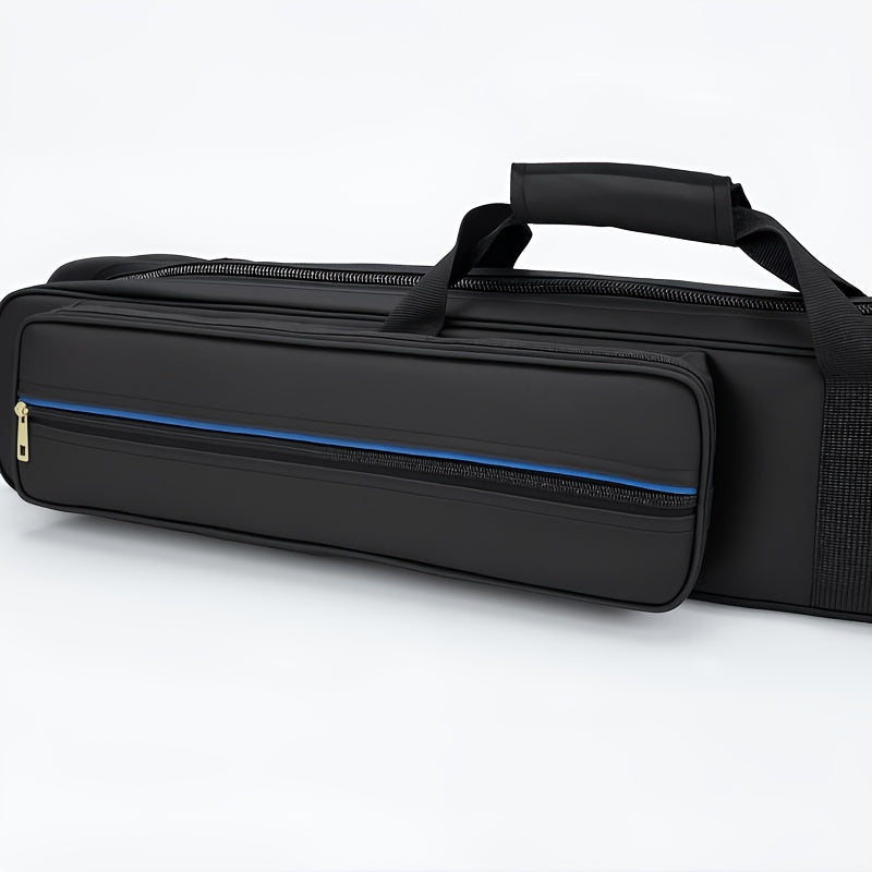 Oxford Soft Paddle Pool Cue Case And Ping Pong Cue Bag With Large Front Pockets