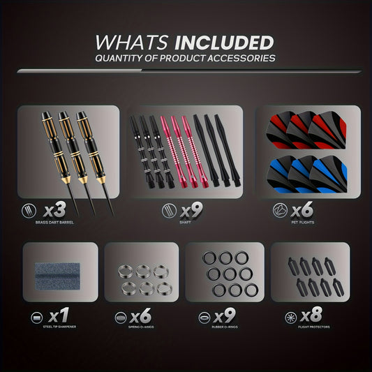 Copper Dart Set 42 Pcs With Storage Case 23g Professional