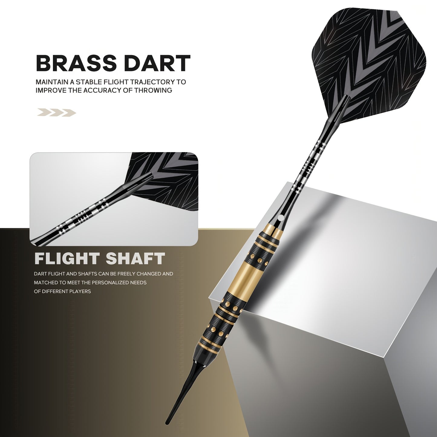 Three Piece Dart Set Includes 10 Safety Tips for Adults