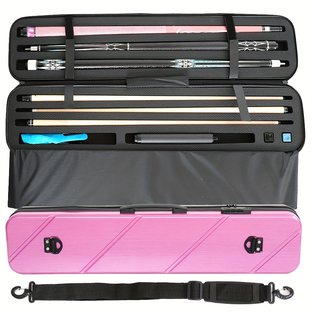 Pool Cue Case With Six Holes Three Butts Three Shafts