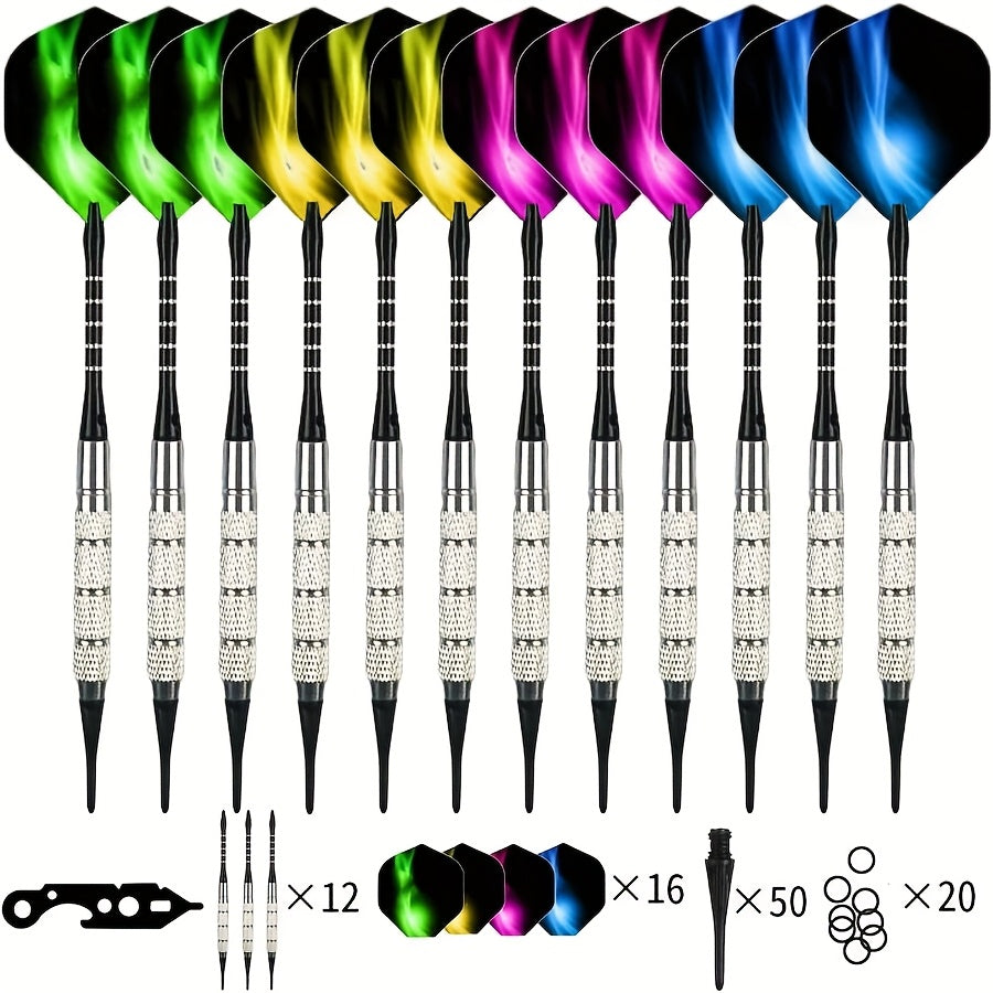 Dart Accessories Set Replacement Tips Flights Wrenches For Electronic Darts
