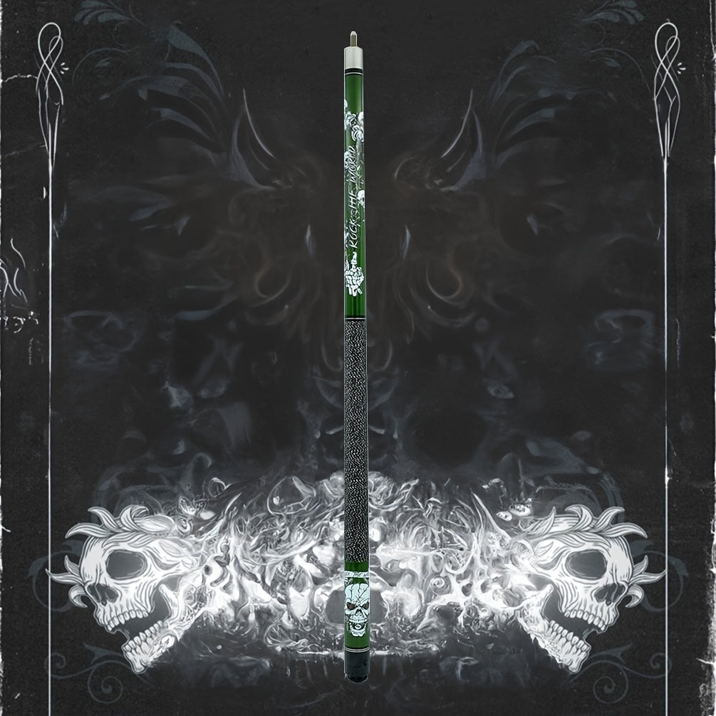 SEARVGRH Retro Skull Billiard Cue Traditional Wooden Pool Cue