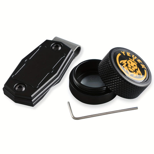 YEUEK Magnetic Billiard Chalk Holder Aluminum Alloy