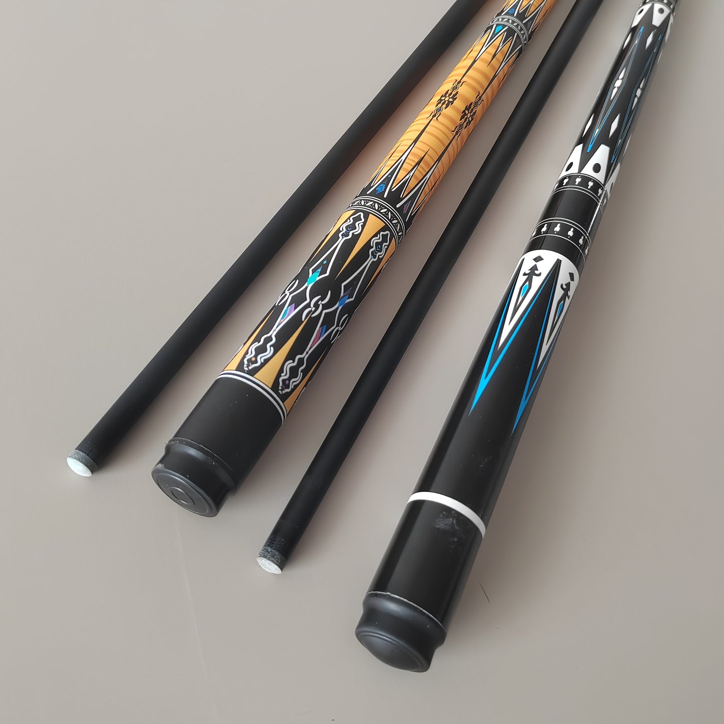 Carbon Fiber Pool Cues Dual Pack Anti Warp One Piece