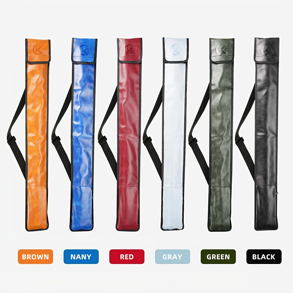 Konllen Two Hole Pool Cue Bag Waterproof With Adjustable Strap