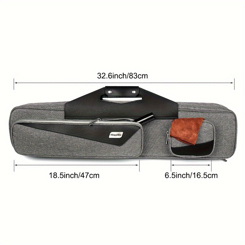 Pool Cue Case Bag Professional Holds 4 Shafts 4 Butts