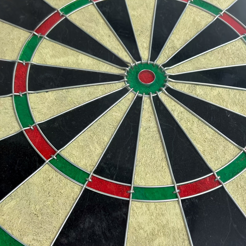 18 Inch Dart Board With Steel Tip Darts Double Sided Tournament Board