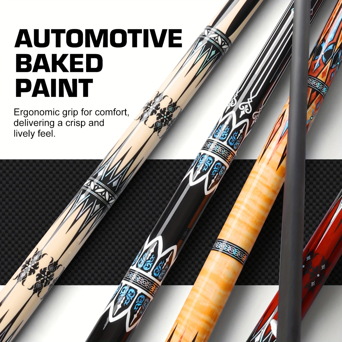 YFEN Carbon Fiber Pool Cue Pro Low Deflection Shaft