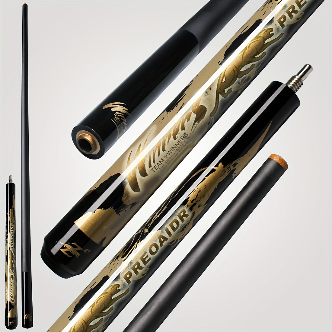 PREOAIDR Carbon Fiber Jump Cue Stick For Pool Table Professional